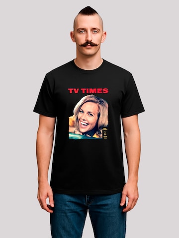 T-Shirt 'TV Times Honor Blackman 1964 Cover' F4NT4STIC en noir : devant
