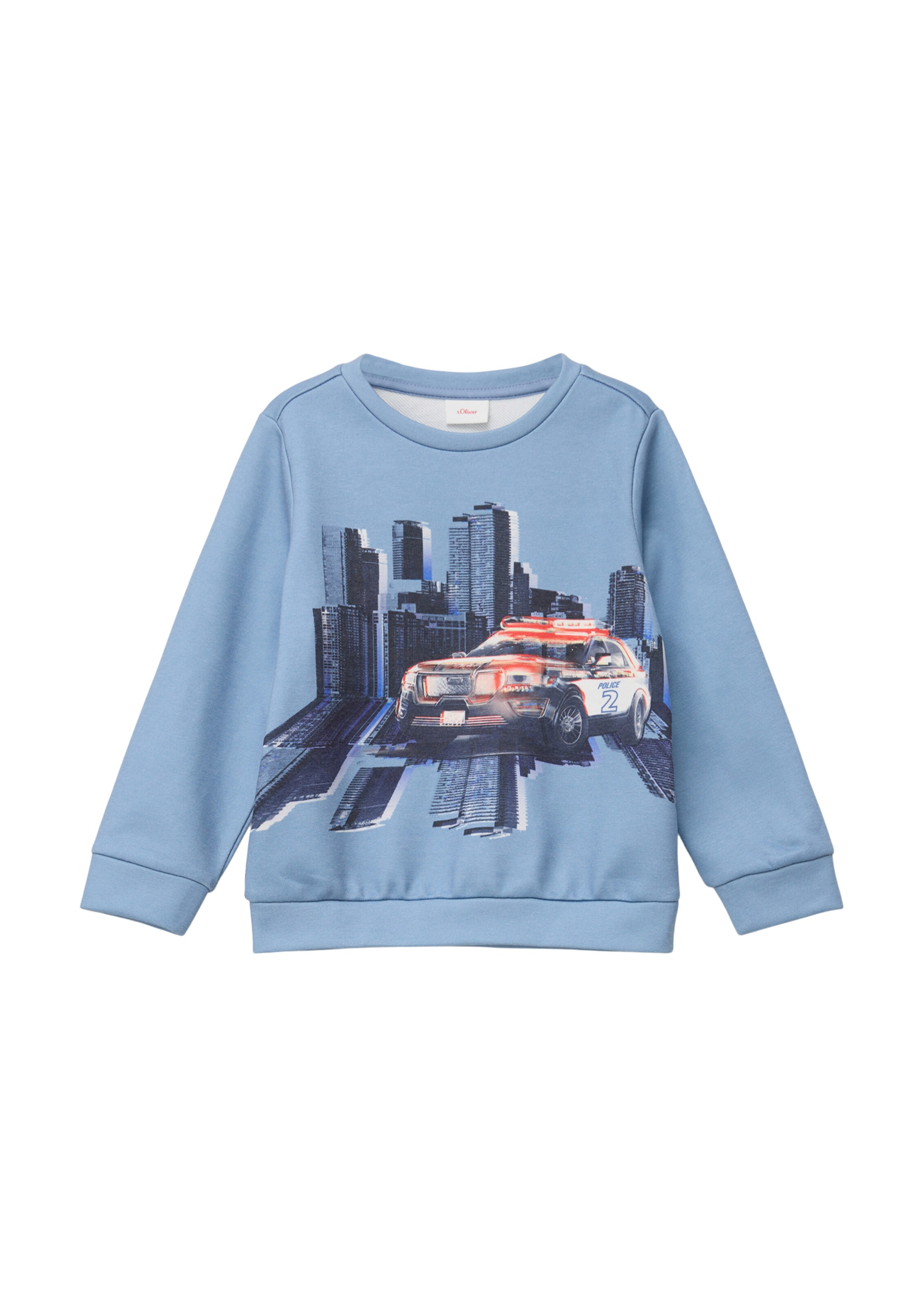 s.Oliver Sweatshirt in Blauw: voorkant