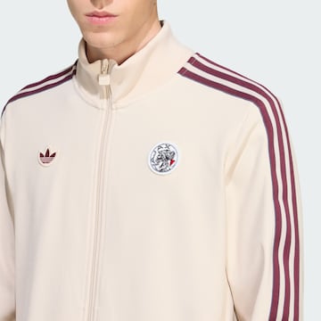ADIDAS ORIGINALS Sweatvest 'Ajax Amsterdam Terrace Icons' in Beige
