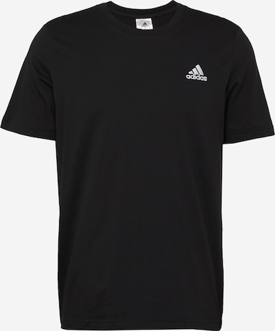 ADIDAS SPORTSWEAR Λειτουργικό μπλουζάκι 'Essentials' σε μαύρο / λευκό, Άποψη προϊόντος