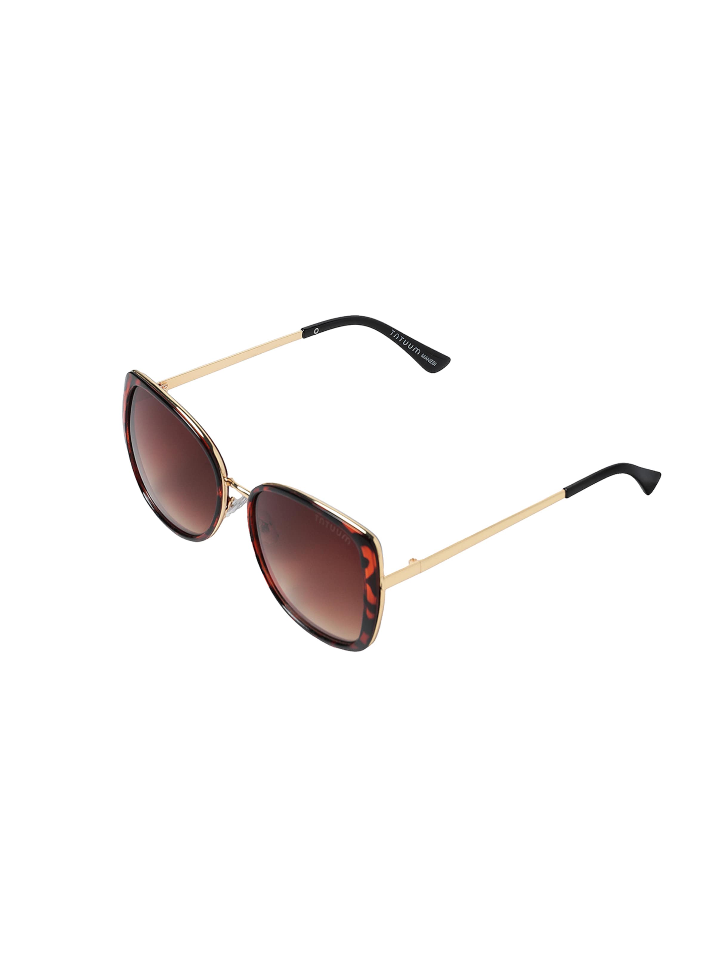 Lunettes de soleil 'Manebi' TATUUM en marron : devant