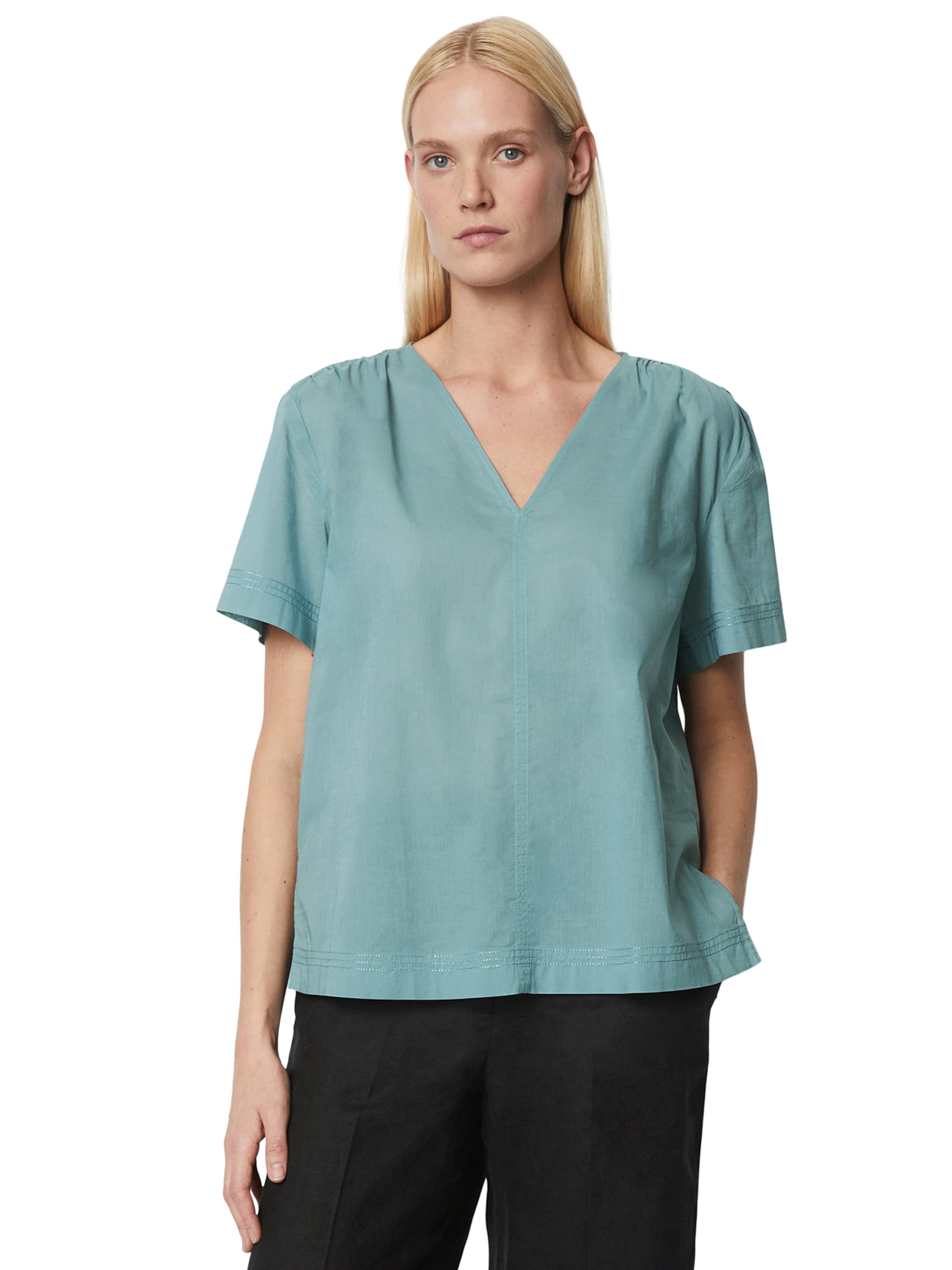 Marc O'Polo Blouse in Green: front