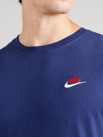 Nike Sportswear Μπλουζάκι 'CLUB' σε μπλε