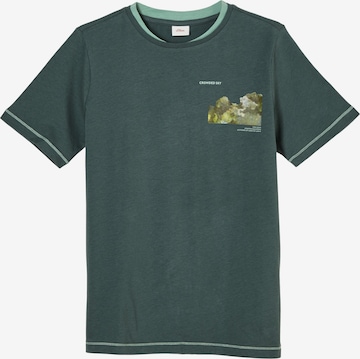 T-Shirt s.Oliver en vert : devant