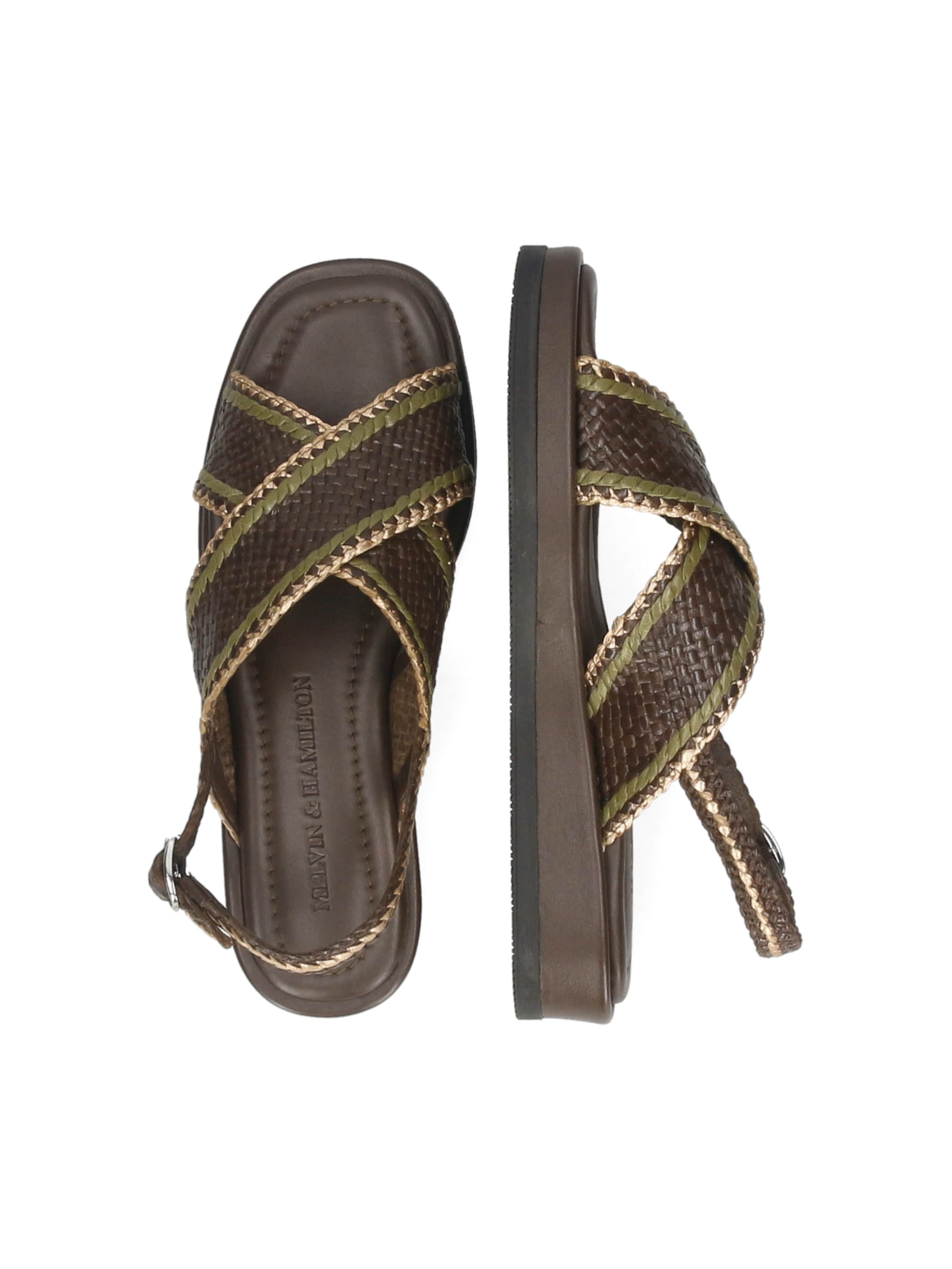 MELVIN & HAMILTON Sandals 'Vim 1' in Brown