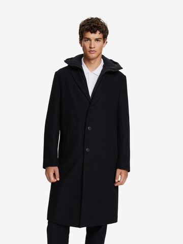 Manteau d’hiver ESPRIT en noir : devant