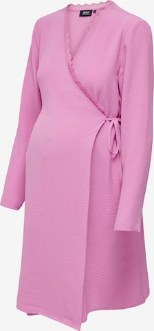 Only Maternity Dress 'Mette' in Pink: front