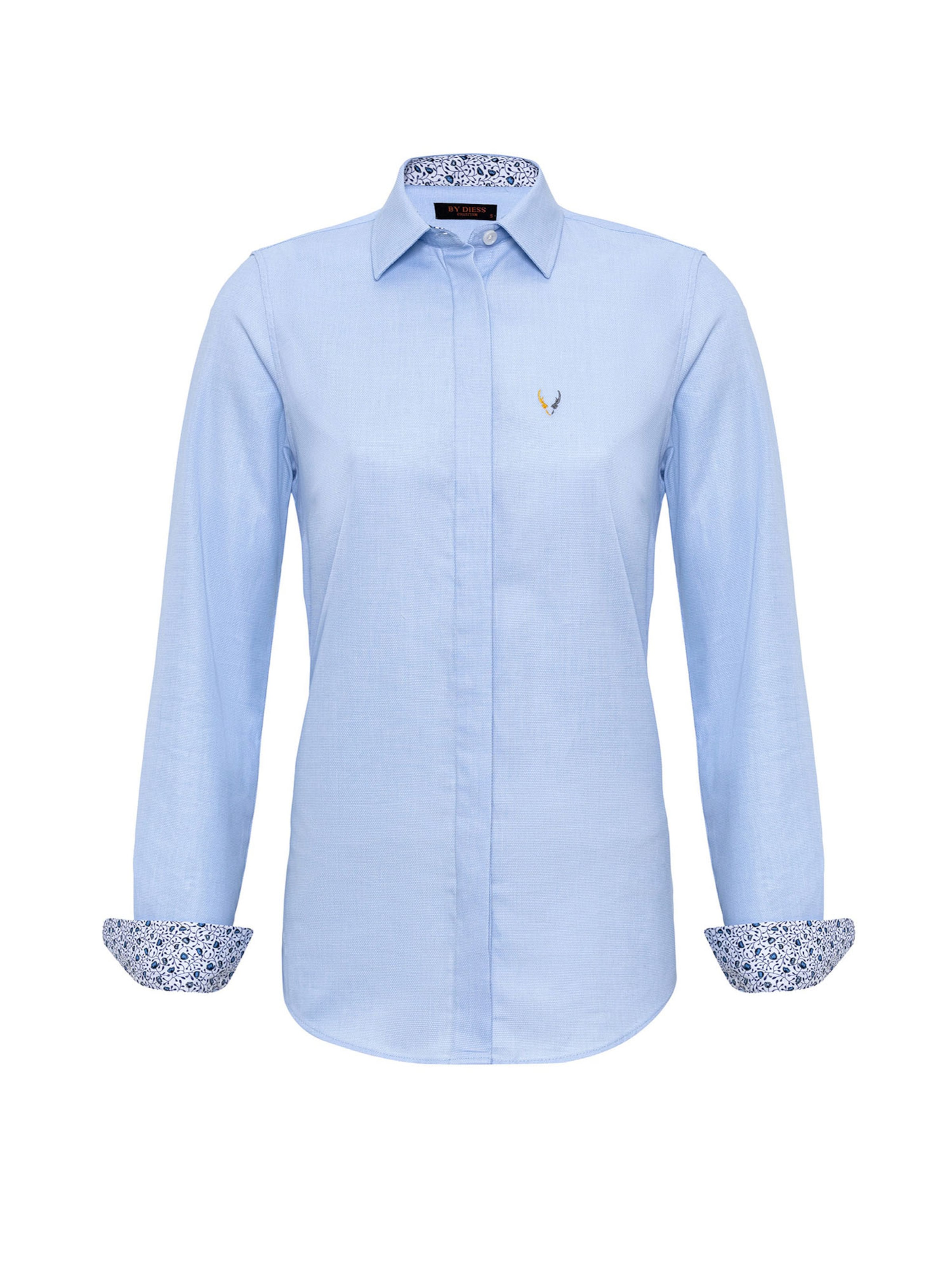 By Diess Collection Blúzka - Modrá: predná strana