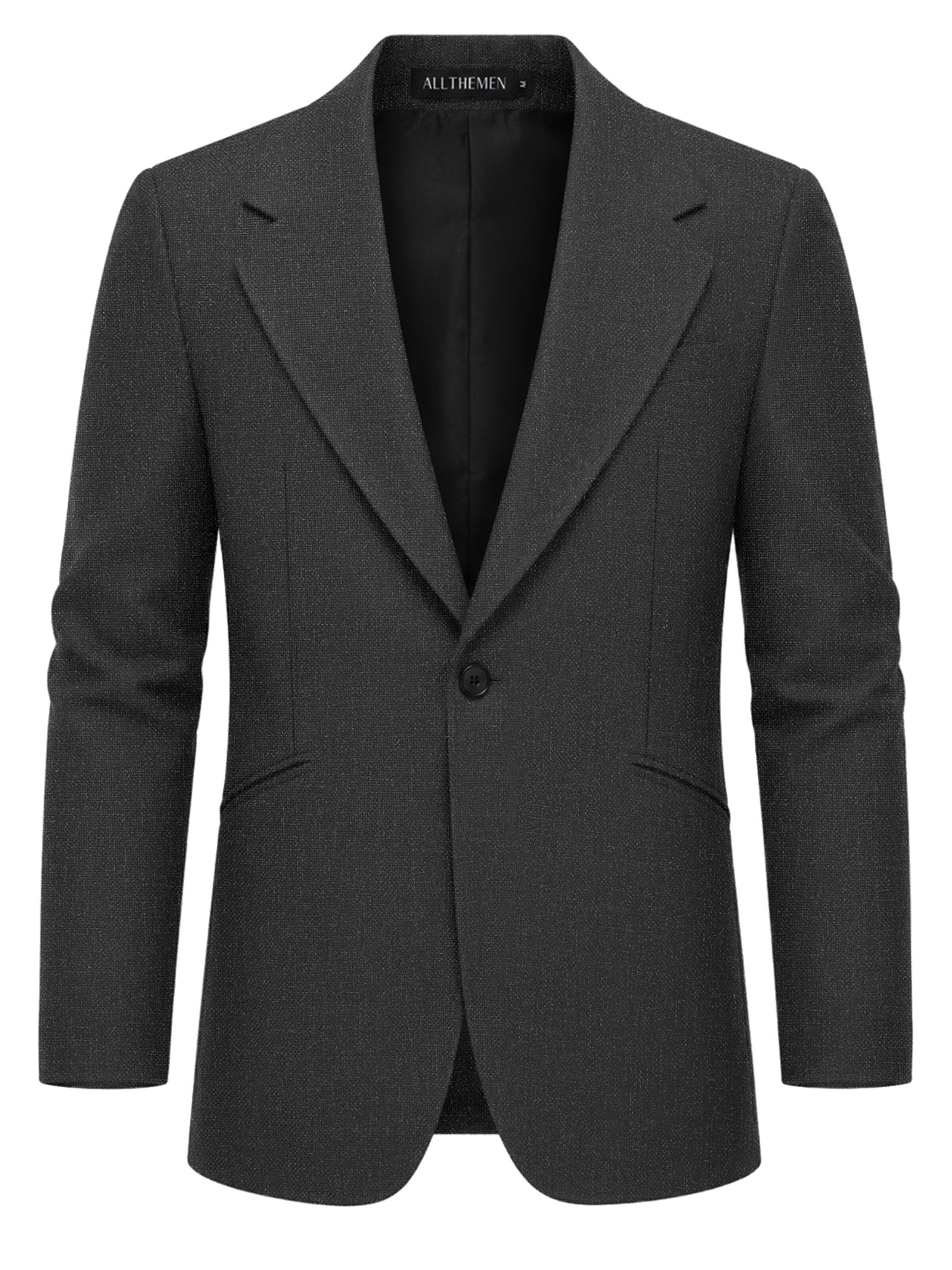 ALLTHEMEN Regular fit Suit Jacket 'Fadenlauf' in Grey