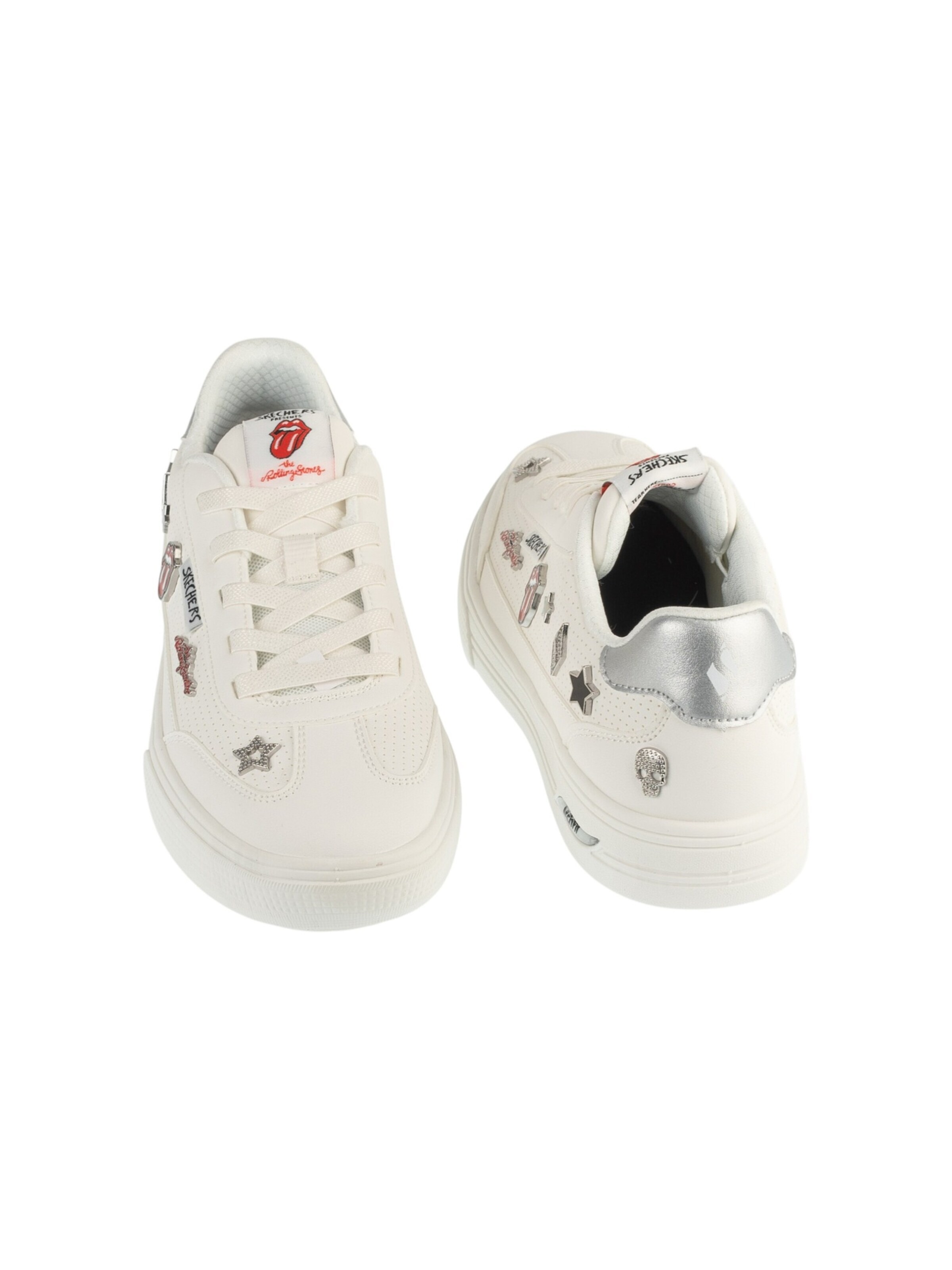 SKECHERS Sneakers laag 'Arch Fit Arcade - Rolling Stones' in Wit