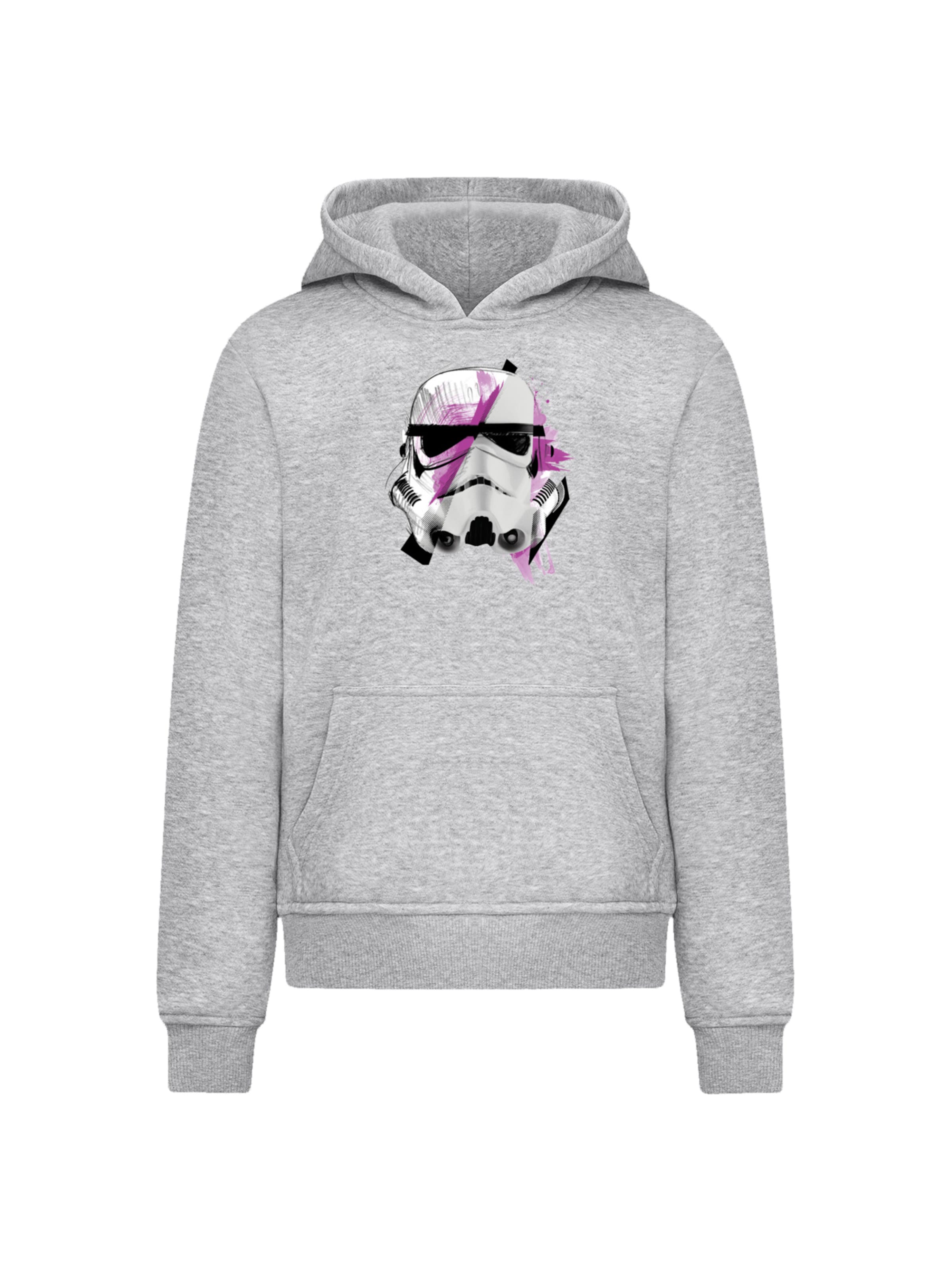 Sweat-shirt 'Star Wars Stormtrooper Command Sketch' F4NT4STIC en gris : devant