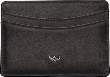 GOLDEN HEAD Kartenetui 'Valencia' in Schwarz: Vorderseite