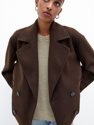 Pull&Bear Mantel in Braun