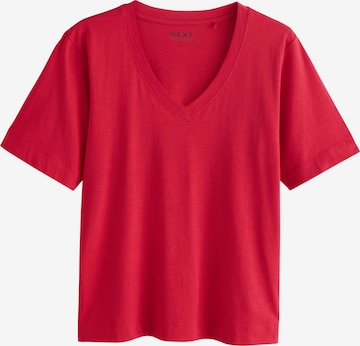 Next T-Shirt in Rot: Vorderseite