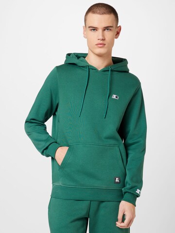 Starter Black Label Sweatshirt 'Essential' in Green: front