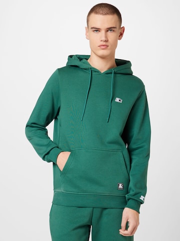 Starter Black Label Sweatshirt 'Essential' in Green: front