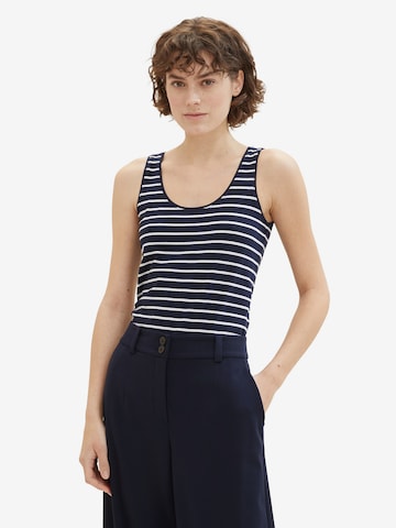 TOM TAILOR Top in Blau: predná strana