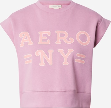 AÉROPOSTALE T-Shirt 'NY' in Lila: predná strana