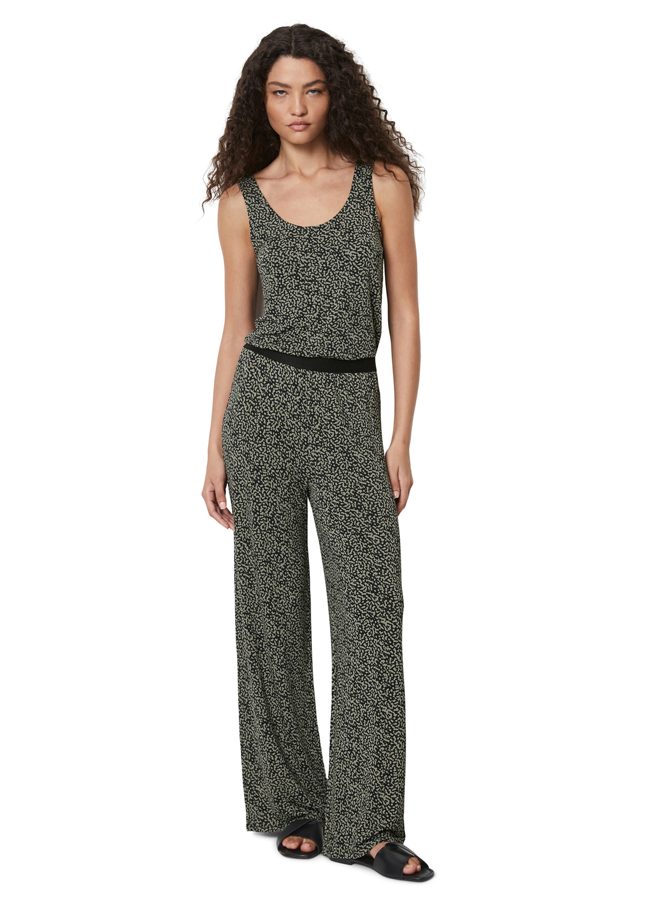 Marc O'Polo Flared Hose in Grün