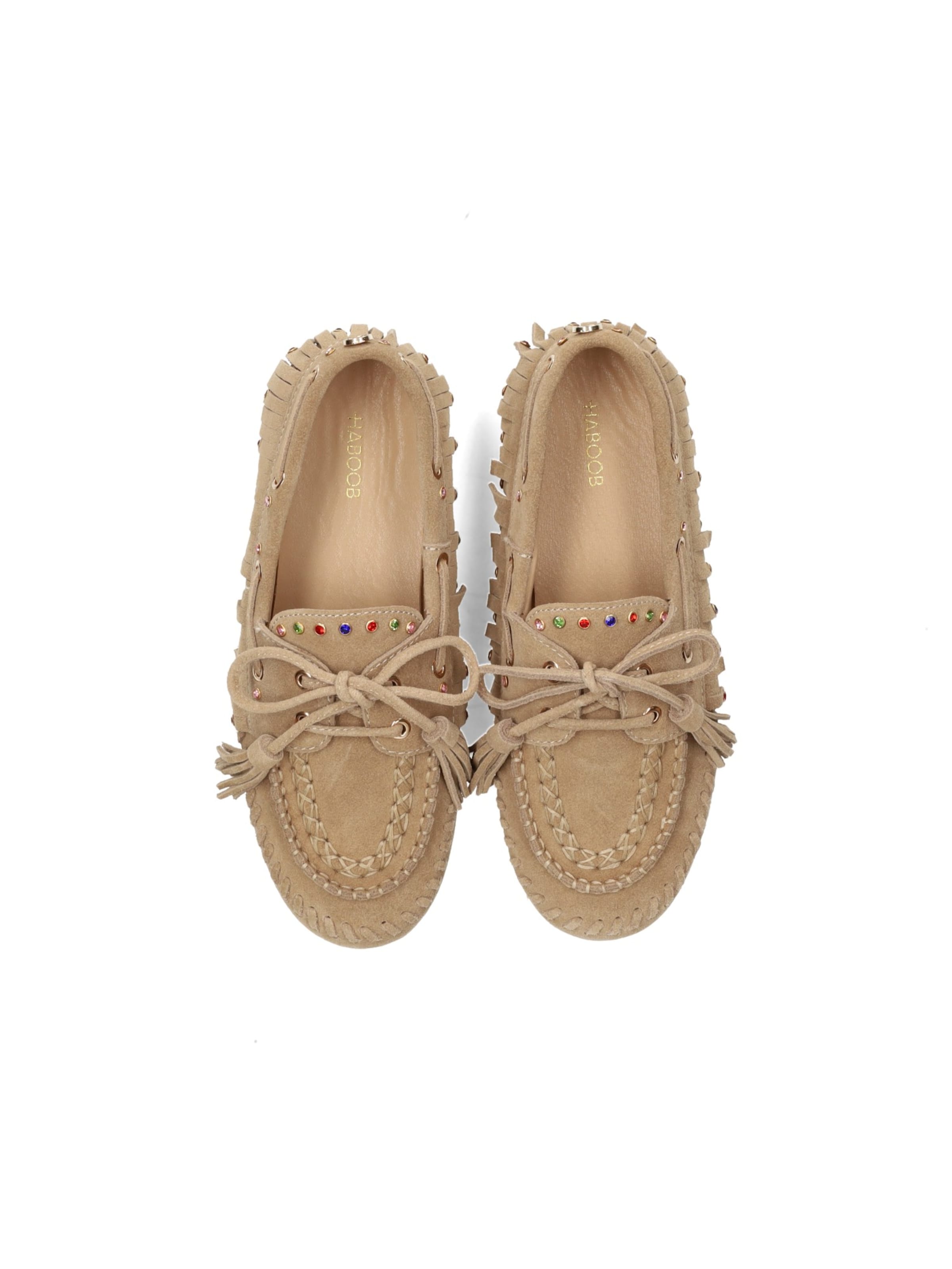 Haboob Mocassins in Beige