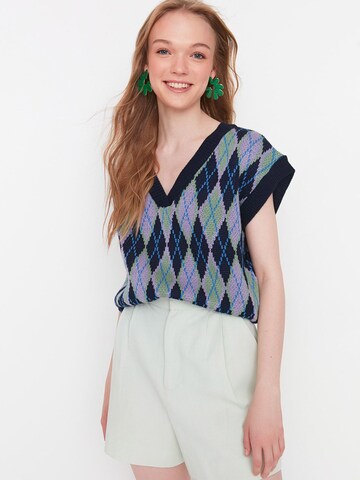 Pull-over Trendyol en bleu : devant