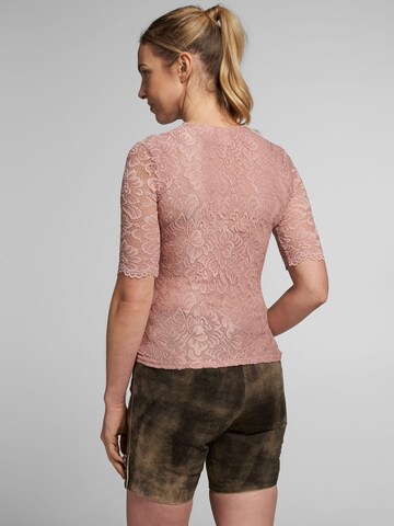 SPIETH & WENSKY Klederdracht blouse 'Arktis' in Roze