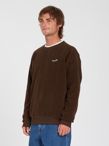 Volcom Sweatshirt in Brown: front