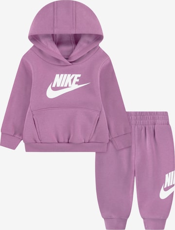 Nike Sportswear Костюм для бега 'CLUB FLEECE' в Ярко-розовый: спереди