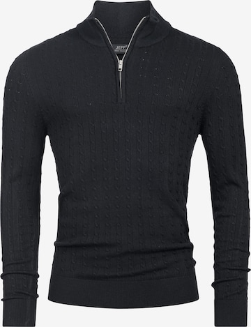 JEFF Pullover 'Camden' in Schwarz: Vorderseite