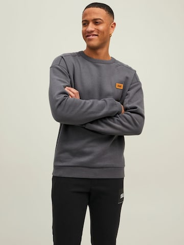 JACK & JONES Sweatshirt in Grey: front