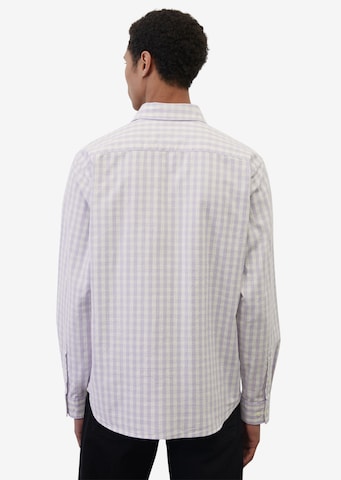 Marc O'Polo Regular fit Button Up Shirt in Purple