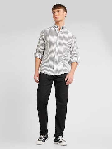 Casual Friday Regular fit Button Up Shirt 'Anton' in Grey