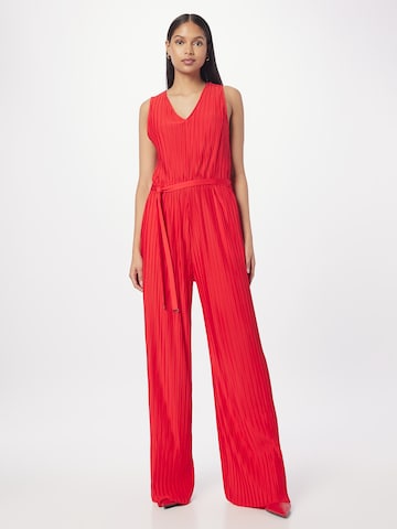 Tuta jumpsuit 'Edacria' di BOSS Black in rosso: frontale