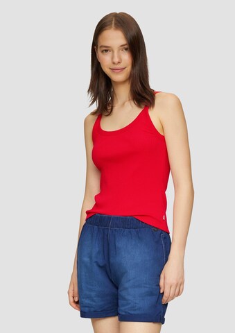 QS Top in Rot: Vorderseite