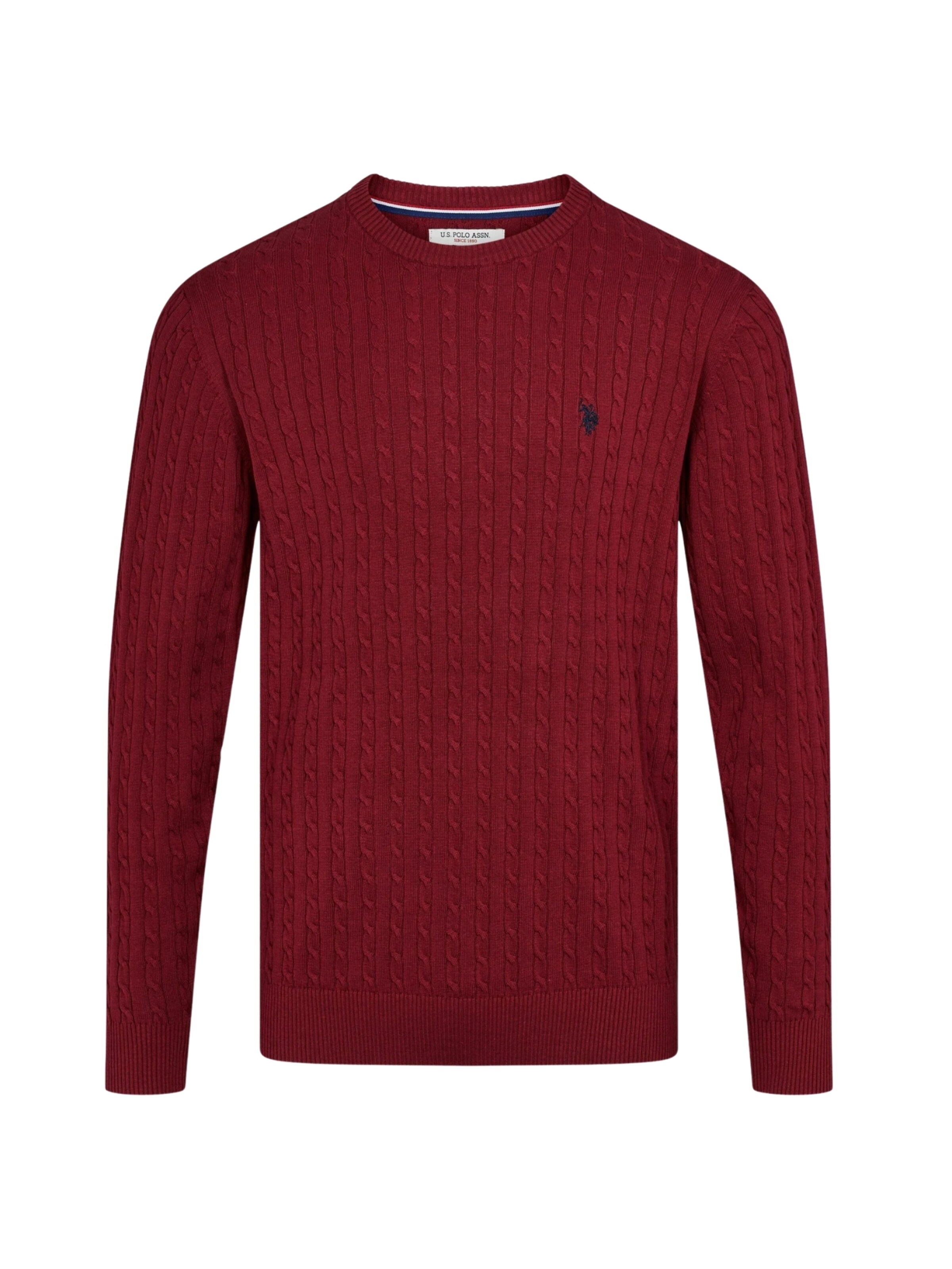 U.S. POLO ASSN. Pullover 'Mads' in Rot: Vorderseite