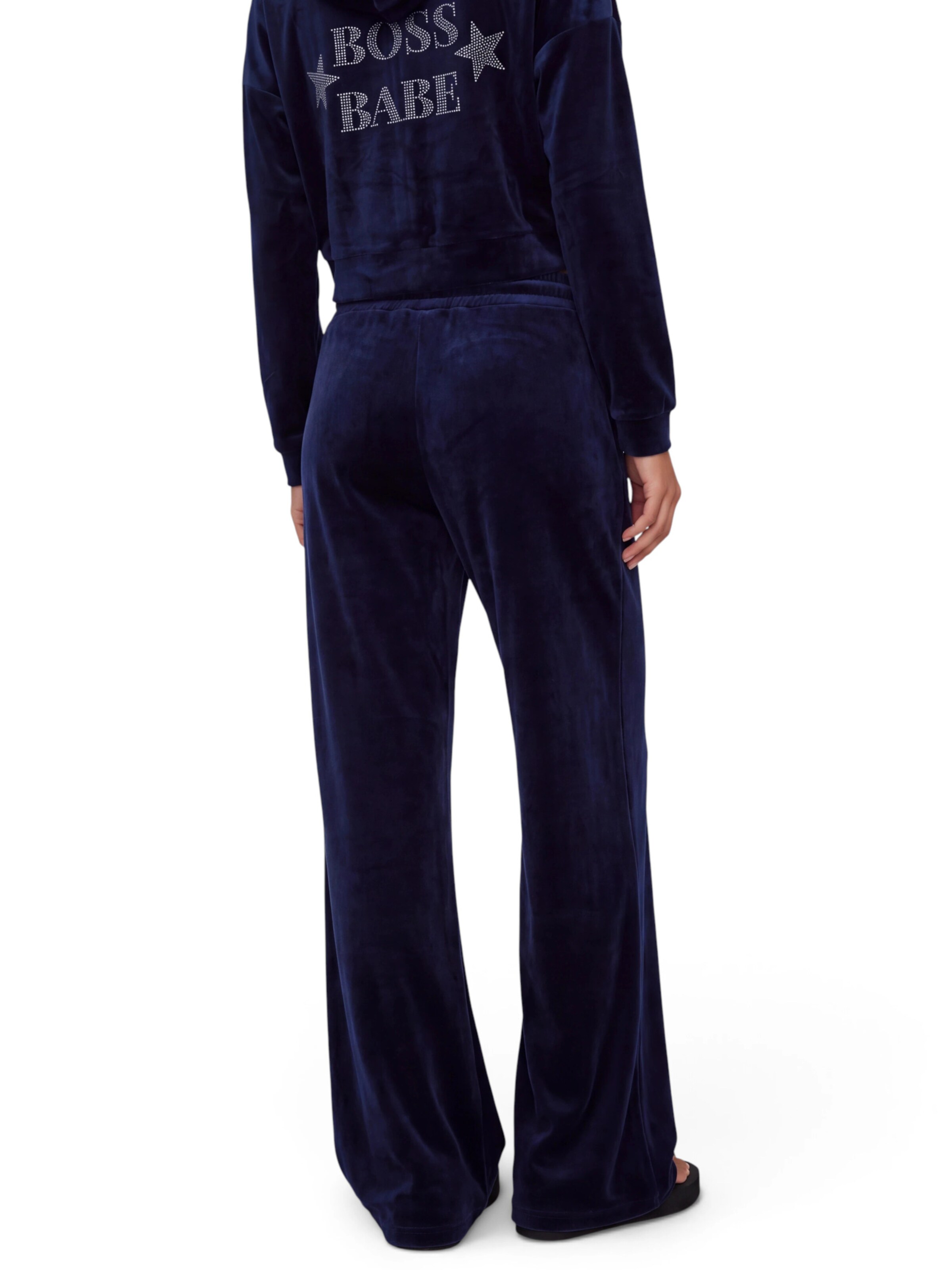 CHOLIDOU Flared Trousers in Blue