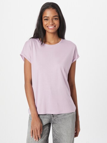 T-shirt TOM TAILOR DENIM en violet : devant