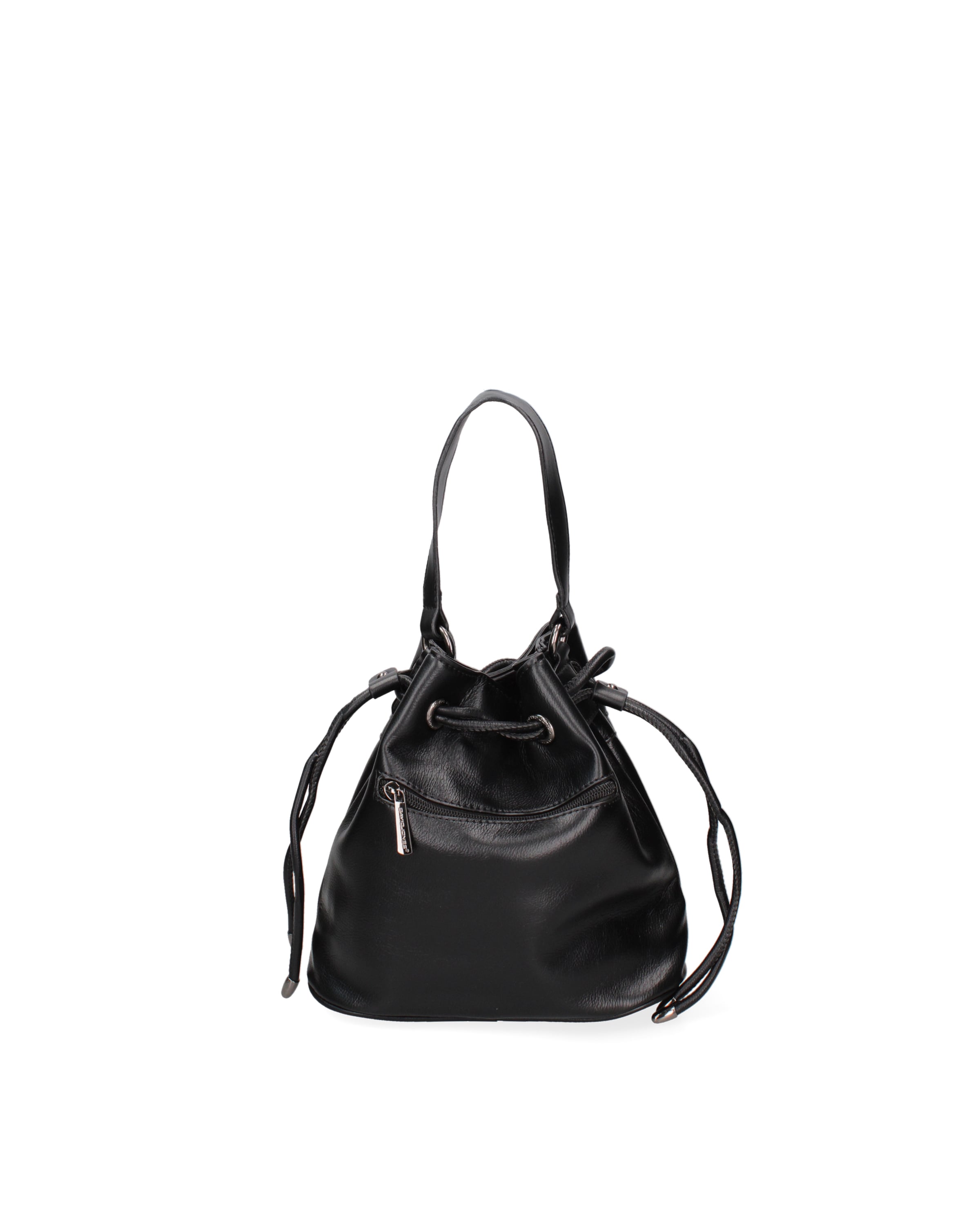 David Jones Beuteltasche in Schwarz: Vorderseite