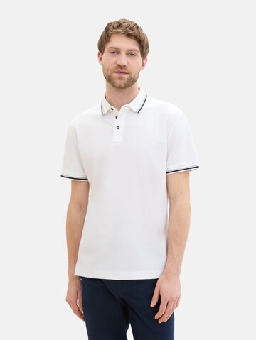 TOM TAILOR Poloshirt in Weiß