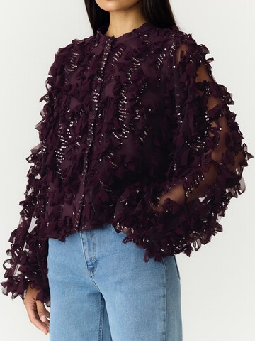 Camicia da donna 'ABELONE' di YAS in lilla