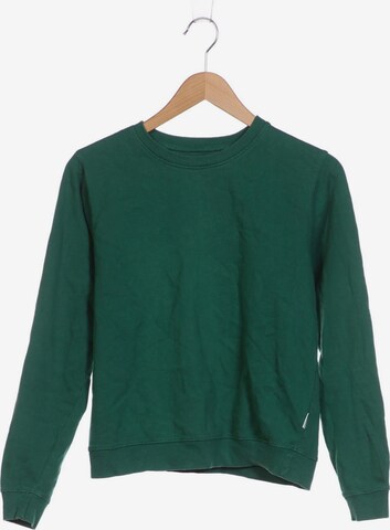 DEDICATED. Sweatshirt & Zip-Up Hoodie in M in Green: front
