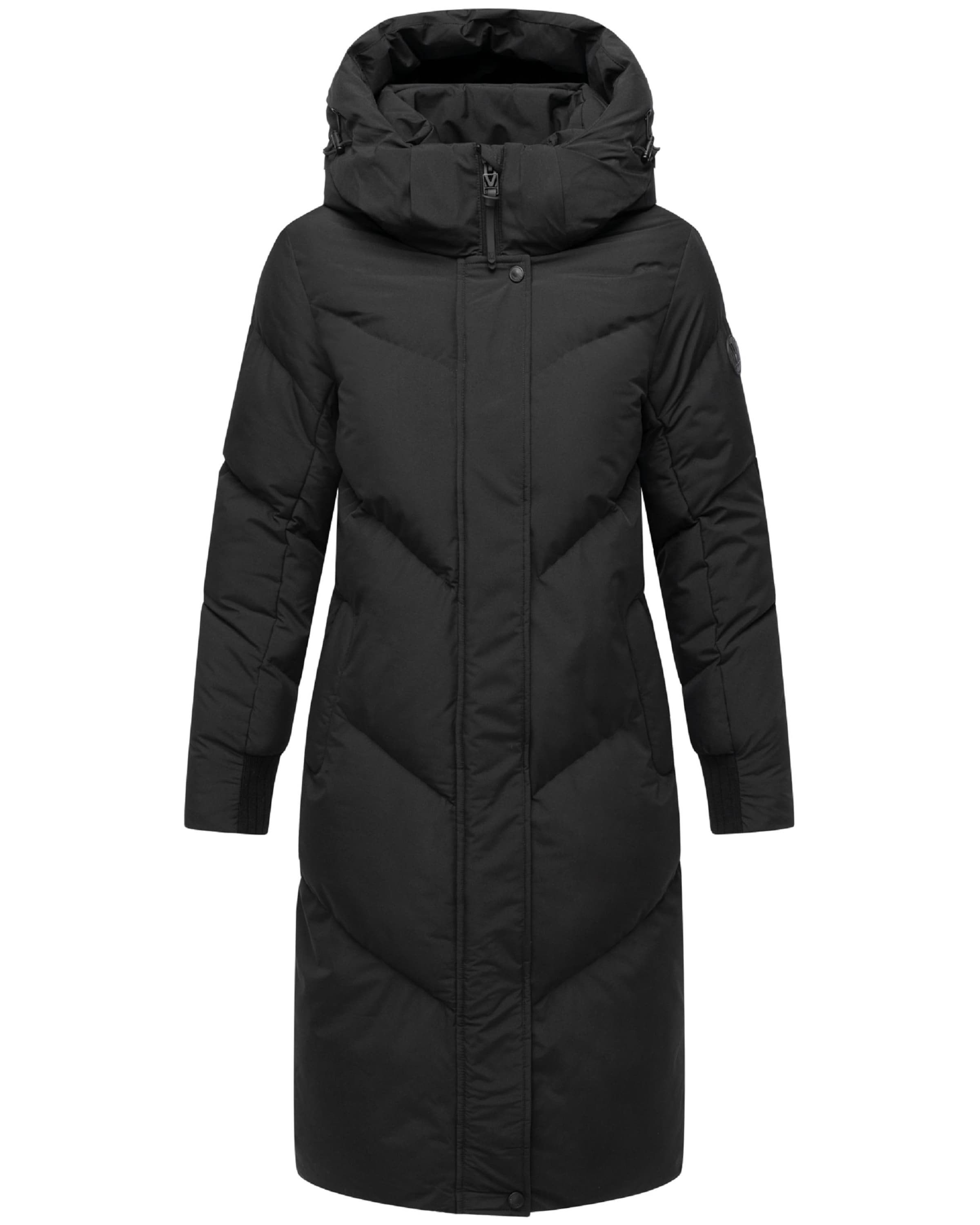 MARIKOO Зимнее пальто 'Teonaa 16' в Черный: спереди