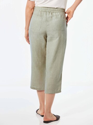 Regular Pantalon Goldner en vert