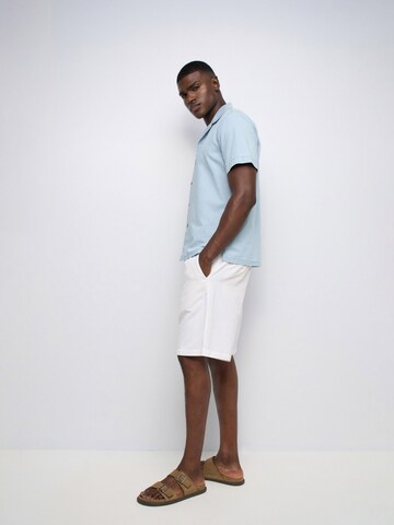 Salsa Jeans Regular fit Overhemd in Blauw
