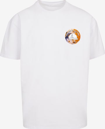 F4NT4STIC T-Shirt 'Heroes of Childhood Pinocchio Sundowner' in Weiß: Vorderseite