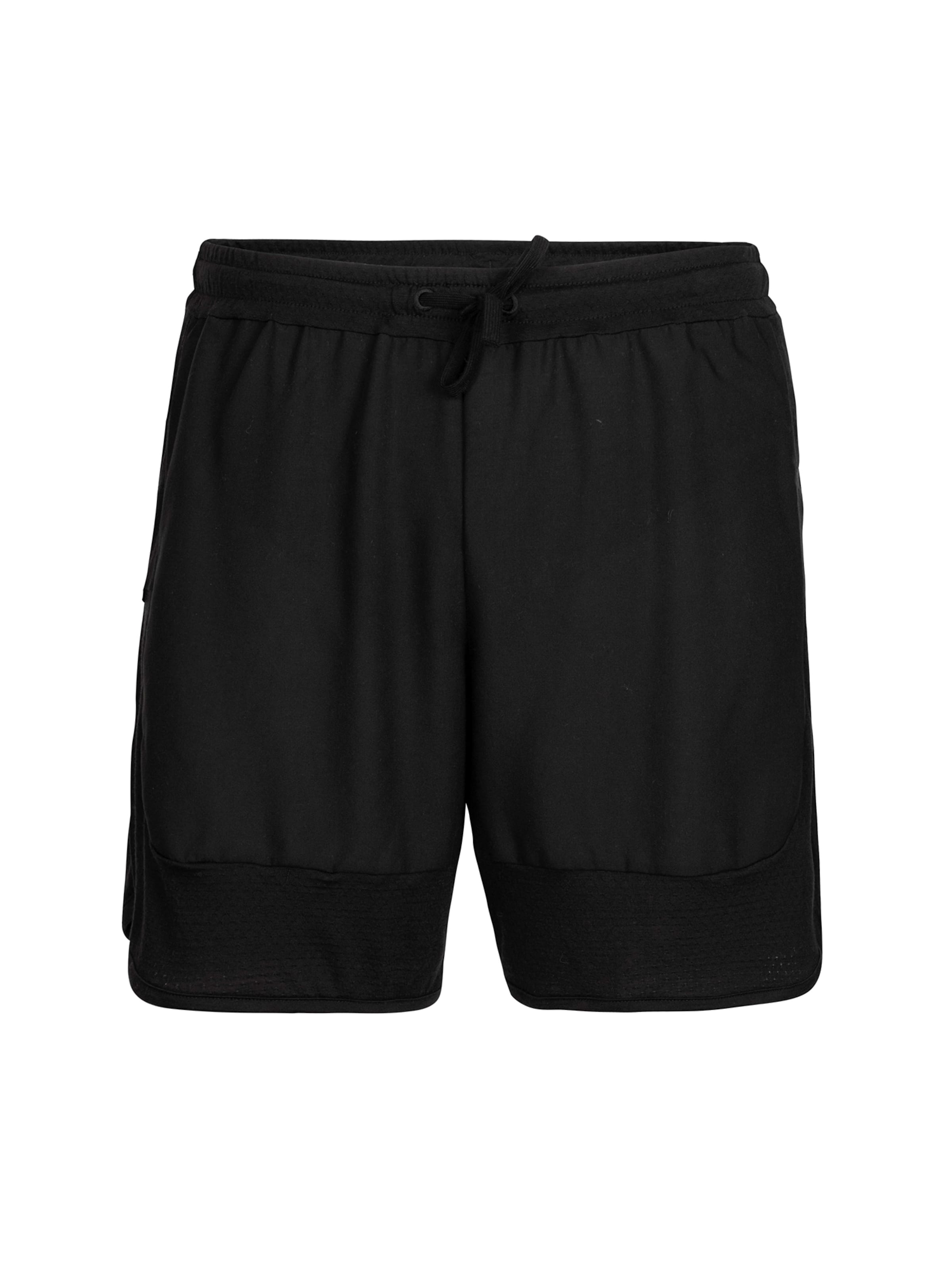 ICEBREAKERregular Sportske hlače 'ZoneKnit' - crna boja: prednji dio