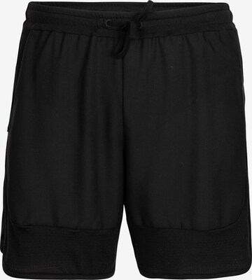 Regular Pantalon de sport 'ZoneKnit' ICEBREAKER en noir : devant