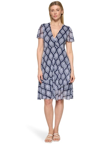 Cartoon Kleid in Blau: Vorderseite