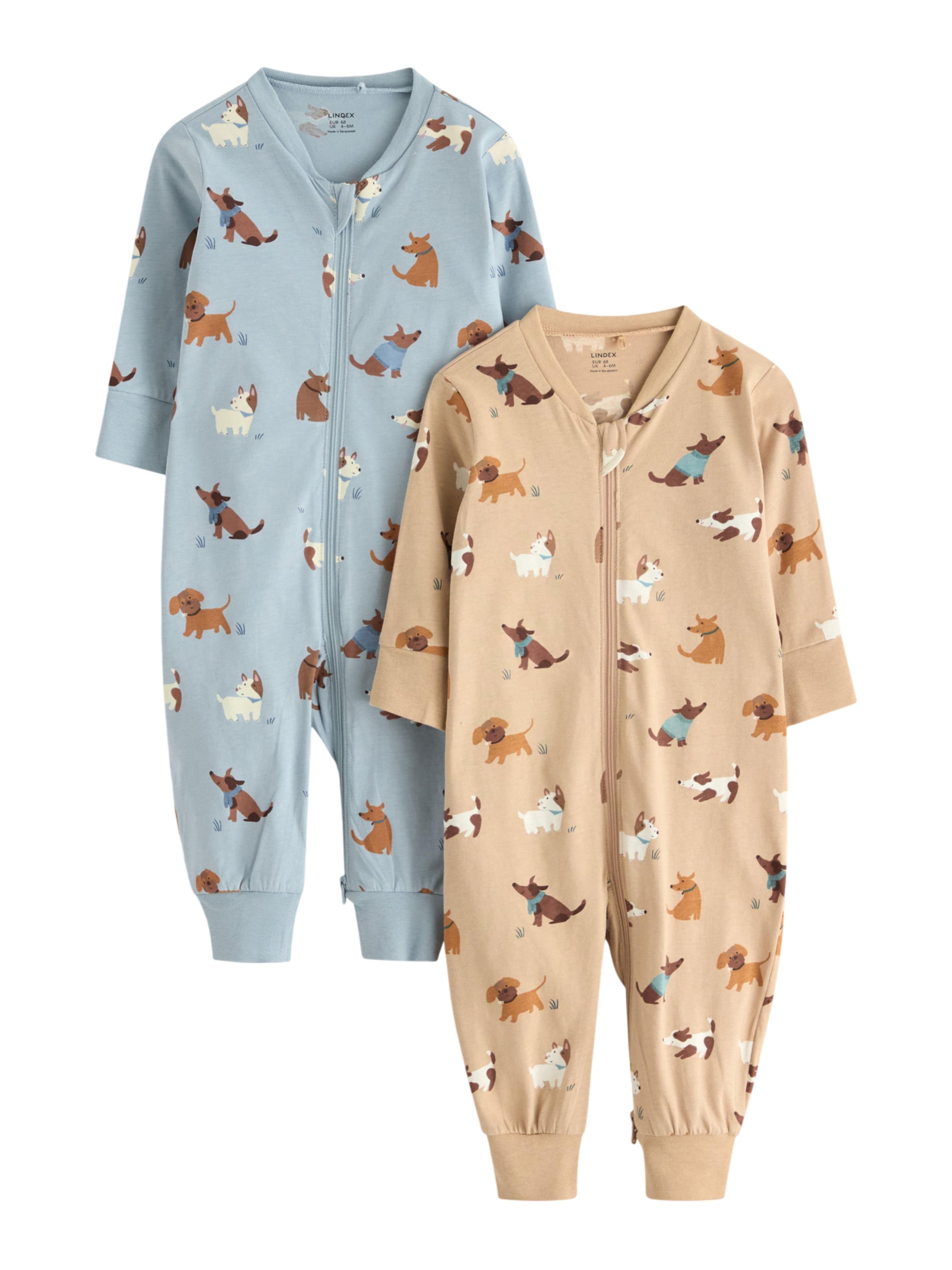 Lindex - Pijama em bege: frente