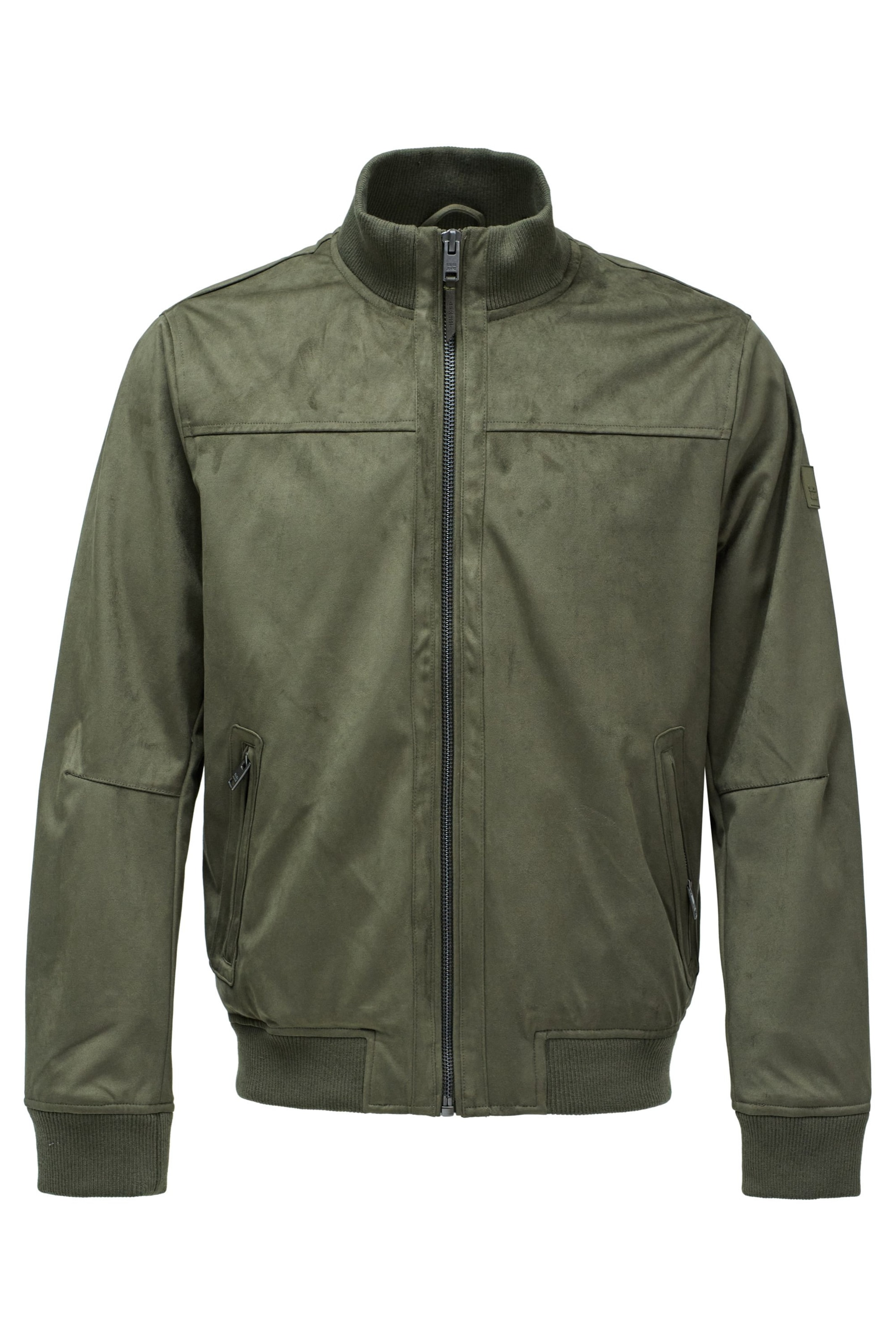 Veste mi-saison Salsa Jeans en vert : devant